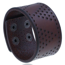 Load image into Gallery viewer, VINTAGE LEATHER CUFF BRACELET