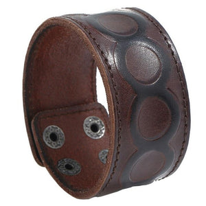 VINTAGE LEATHER CUFF BRACELET